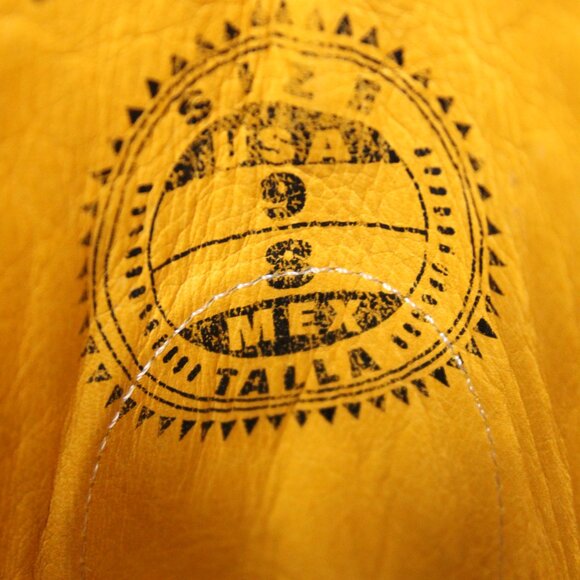 African Boots Co Only Leather Black Lizard Cowboy Western Boots Size 9 USA - Picture 7 of 8